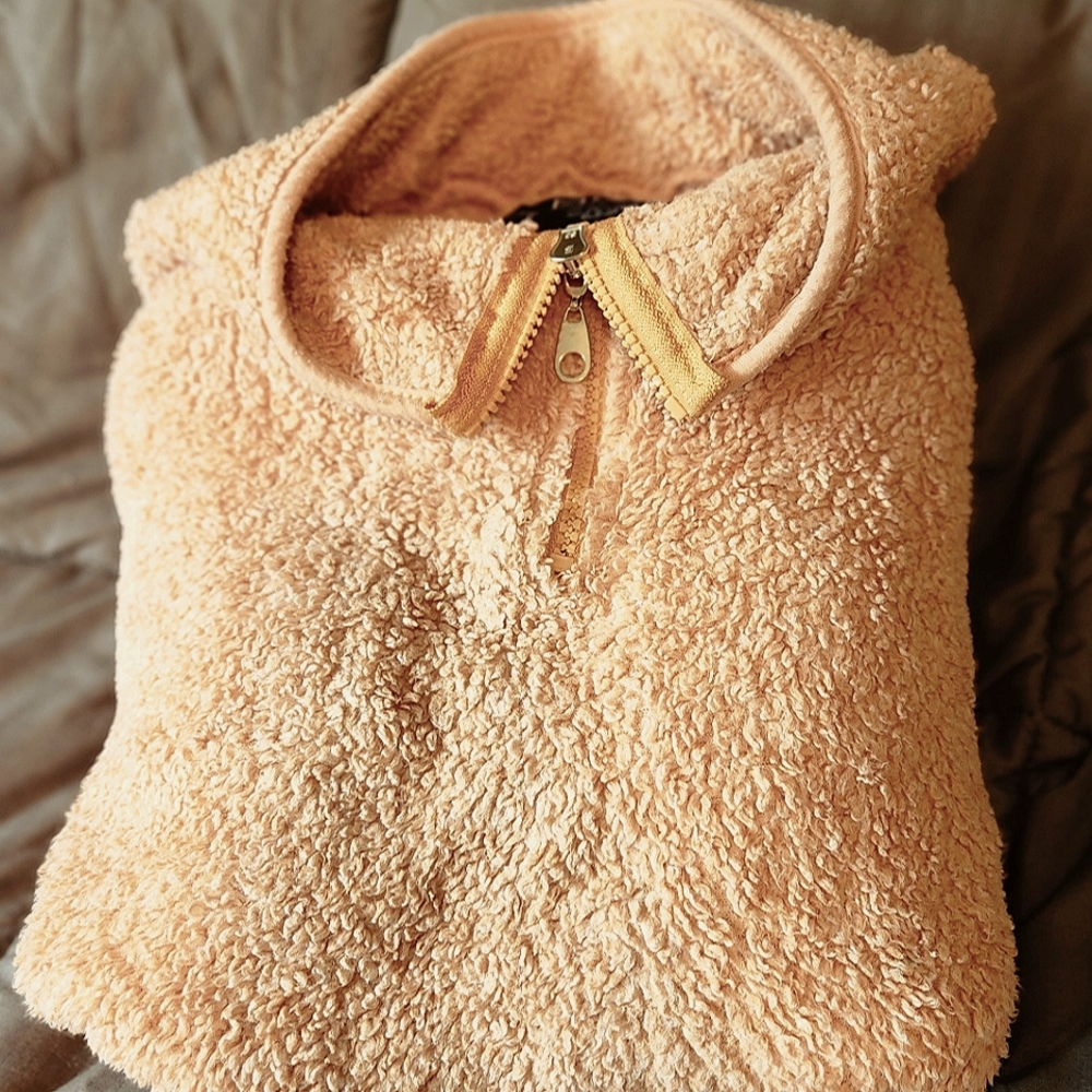 Creamsicle Teddy Jacket